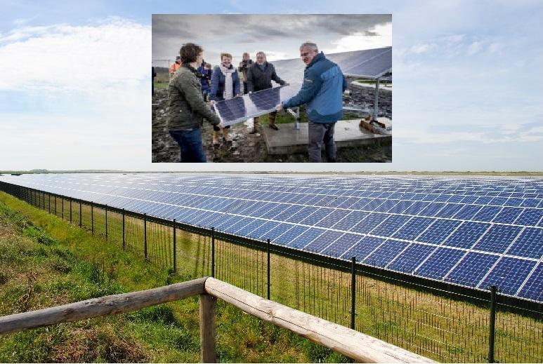 Asser wethouder bij opening Zonnepark Zeijen