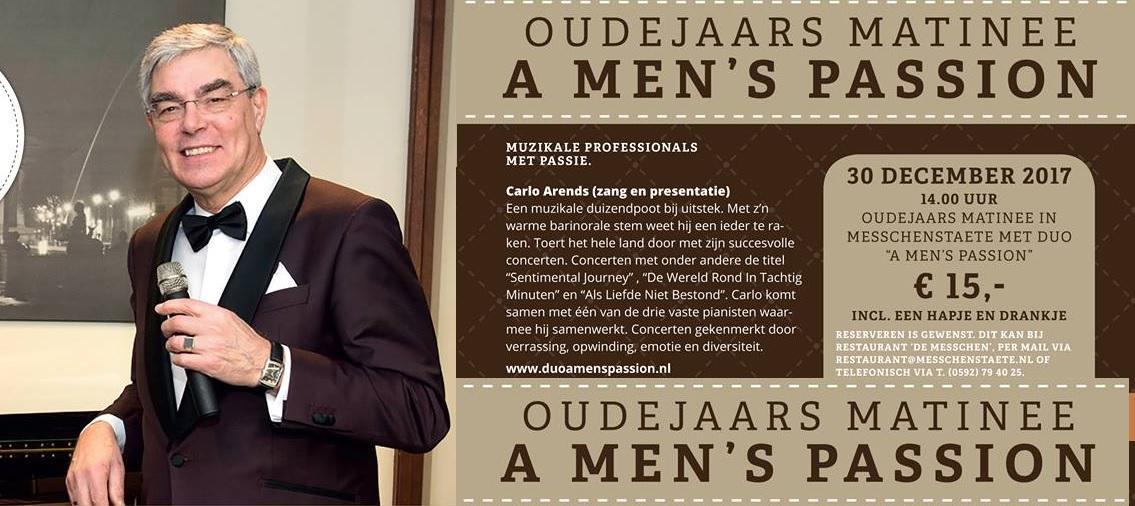 Oudejaars matinee met Duo A mens passion