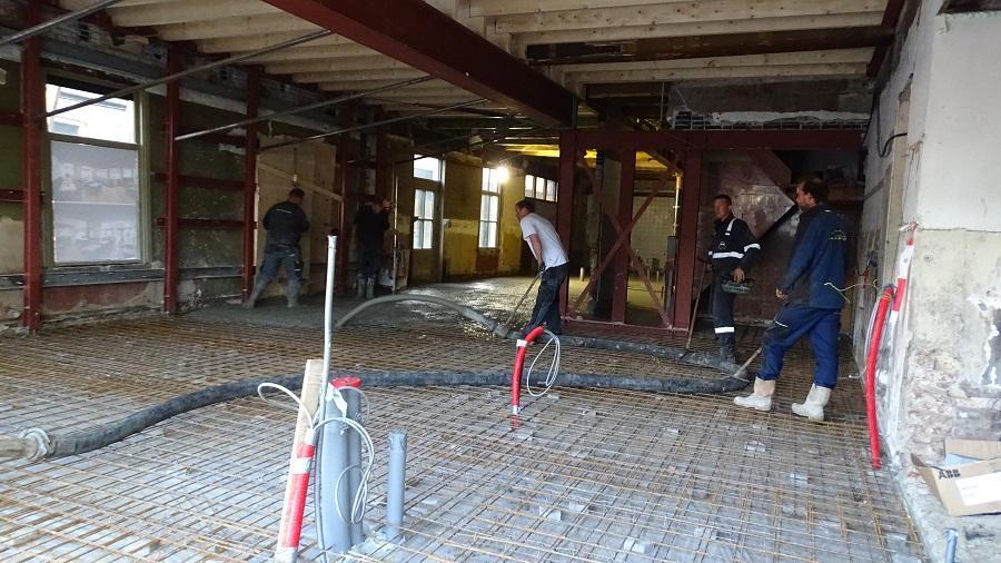 Unieke betonvloer bij Hotel de Jonge in Assen (Video)