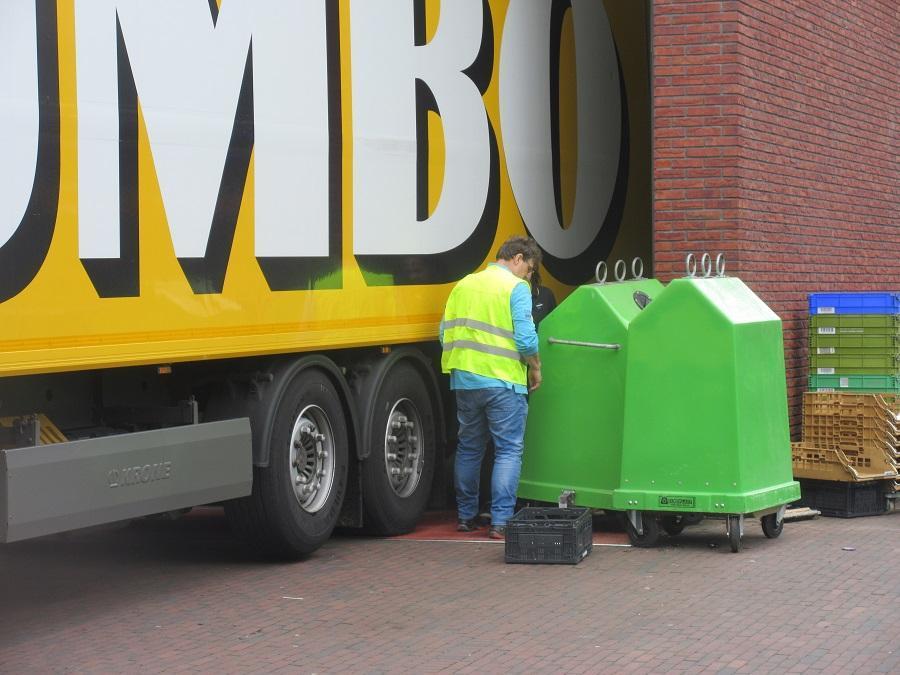 Soms gaat het fout bij inrijden van laaddock