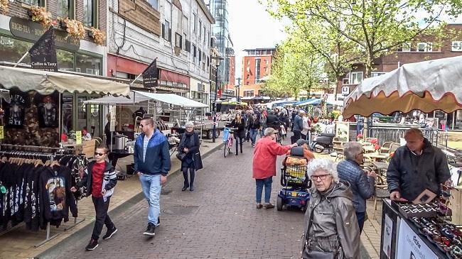 Druk bezochte voorjaarsmarkt in Assen (Video)