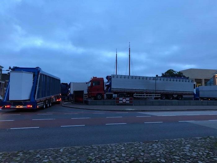 TT-reuzenrad aangekomen op Kop van de Vaart 