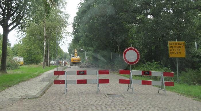 Dennenweg afgesloten voor aanleg duiker