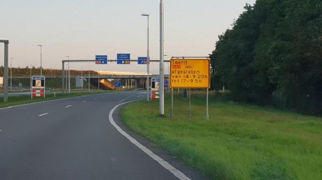 Opritten A28 en N33 binnenkort vanaf de Haarweg afgesloten