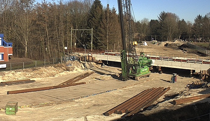 Heiwerkzaamheden bij tunnel de Maten in Assen (Video)