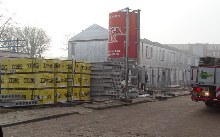 Bouw Beng-woningen Troelstralaan in volle gang