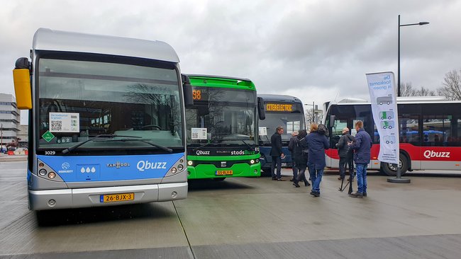 Qbuzz presenteert nieuwe bussen: de toekomst is groen