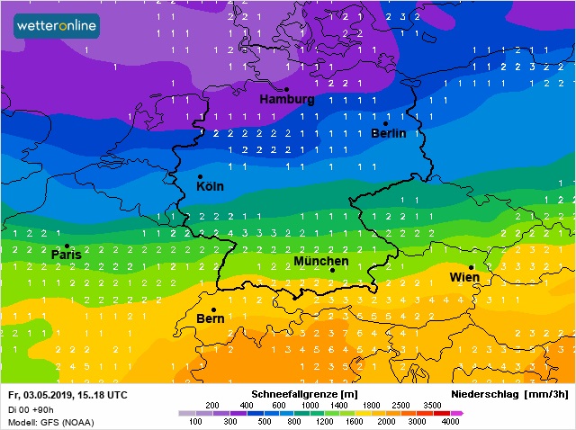 Vrijdag op zaterdag kans op (natte) sneeuw