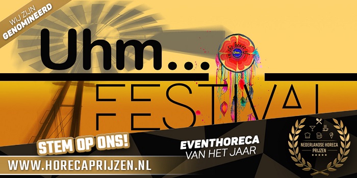 Uhm Festival Assen genomineerd voor Nederlandse Horeca Prijzen