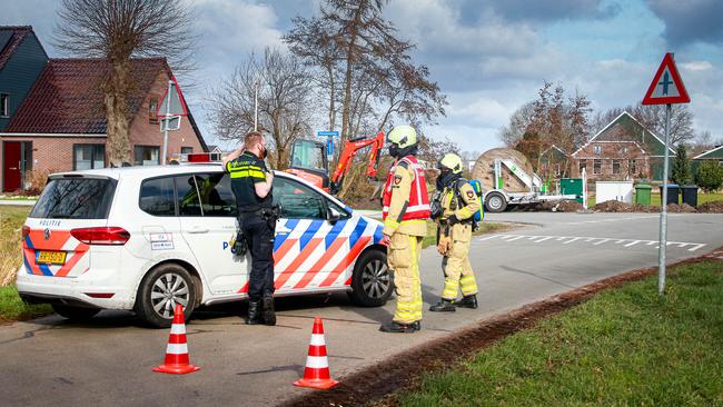 Pitteloseweg tijd afgesloten vanwege gaslek (video)