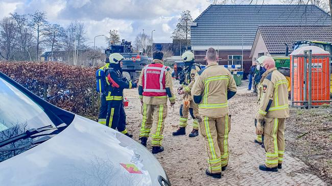 Gaslekkage bij werkzaamheden in Assen (Video)