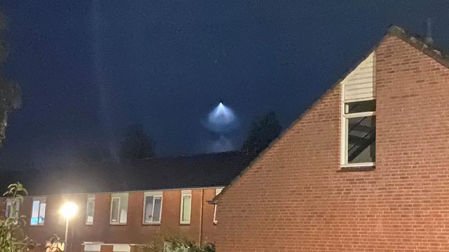 Wat was dat gekke licht gisteravond in de lucht te zien?