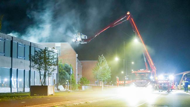 Flinke brand in leegstaand pand in Assen (Video)