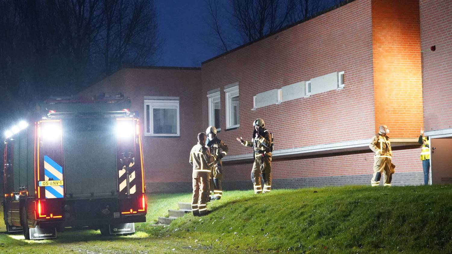 Brandje in Forensisch Psychiatrisch Kliniek in Assen