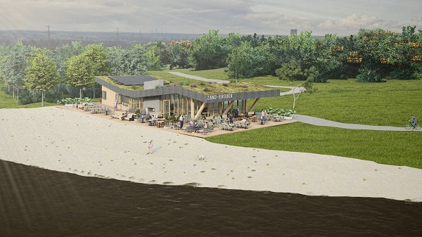 Bedrijf uit Zwolle gaat nieuw horecapaviljoen Baggelhuizerplas bouwen