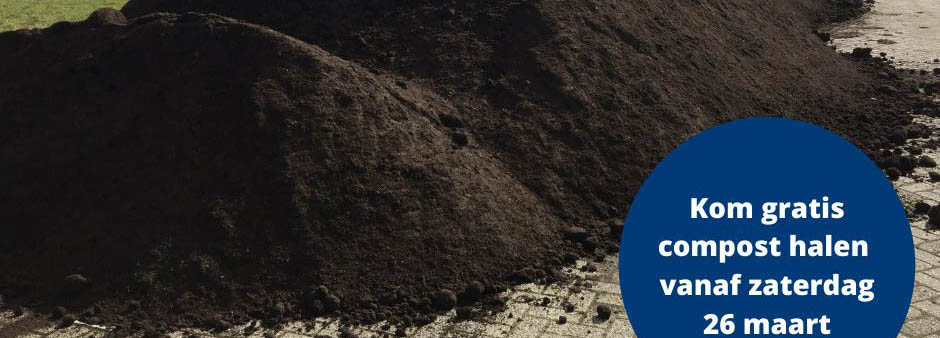 Vanaf zaterdag 26 maart weer gratis compost te krijgen in Assen