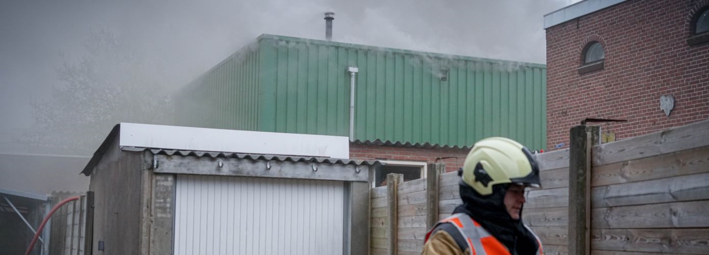 Grote brand in centrum van Assen zorgt voor veel rookontwikkeling