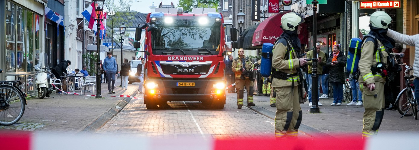 Kerkstraat tijd afgesloten geweest vanwege gaslucht