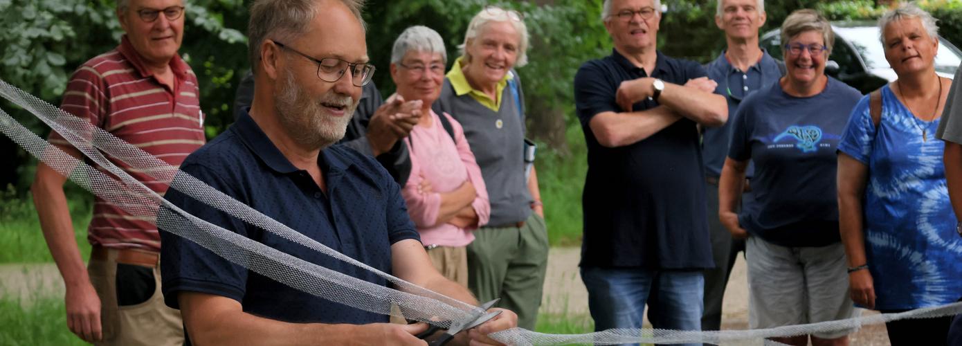 Nieuw toegangshek voor landgoed Valkenstijn