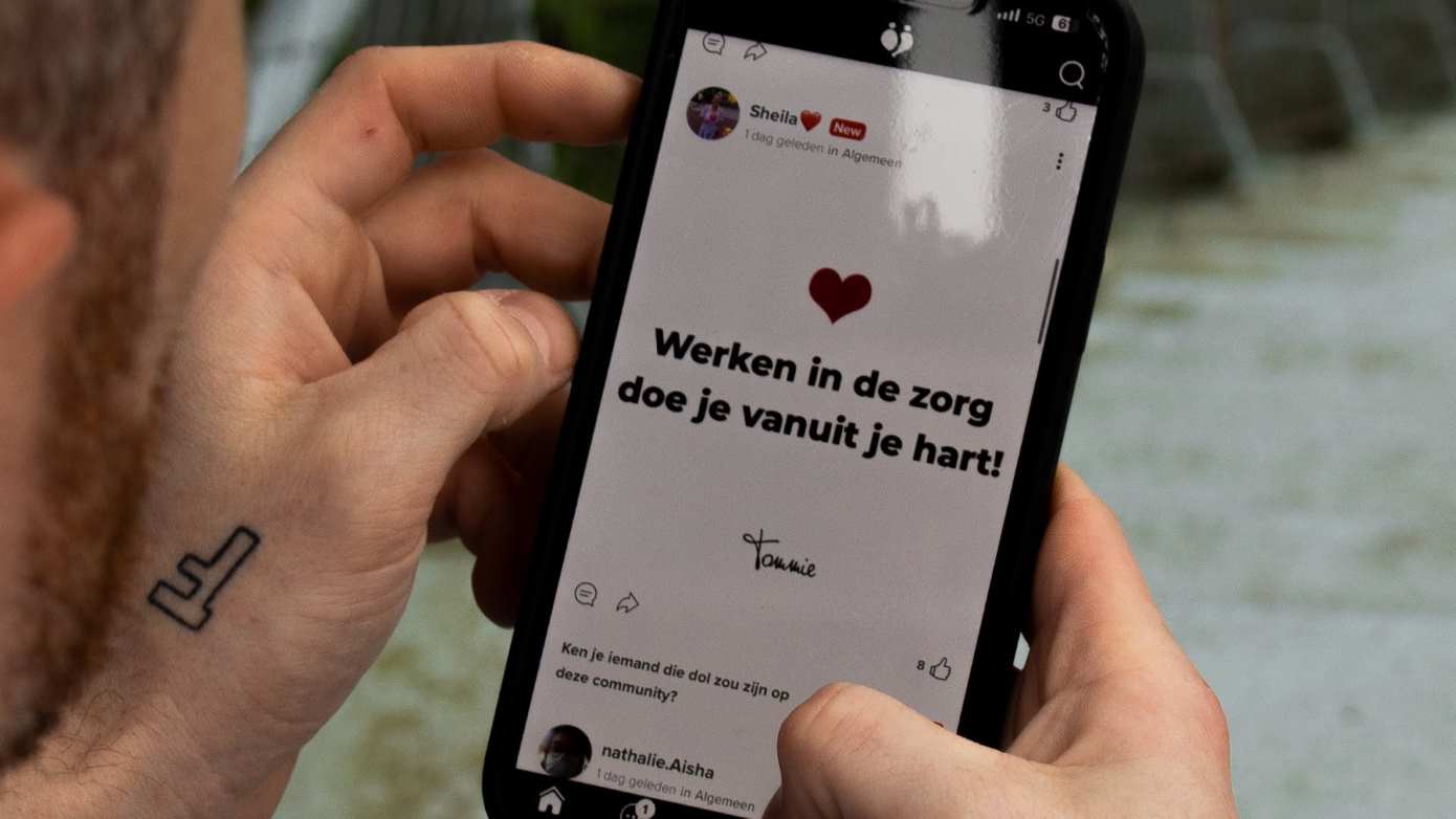 Verpleegkundige Tommie Niessen pleit voor verandering in de Zorg met behulp van nieuwe APP