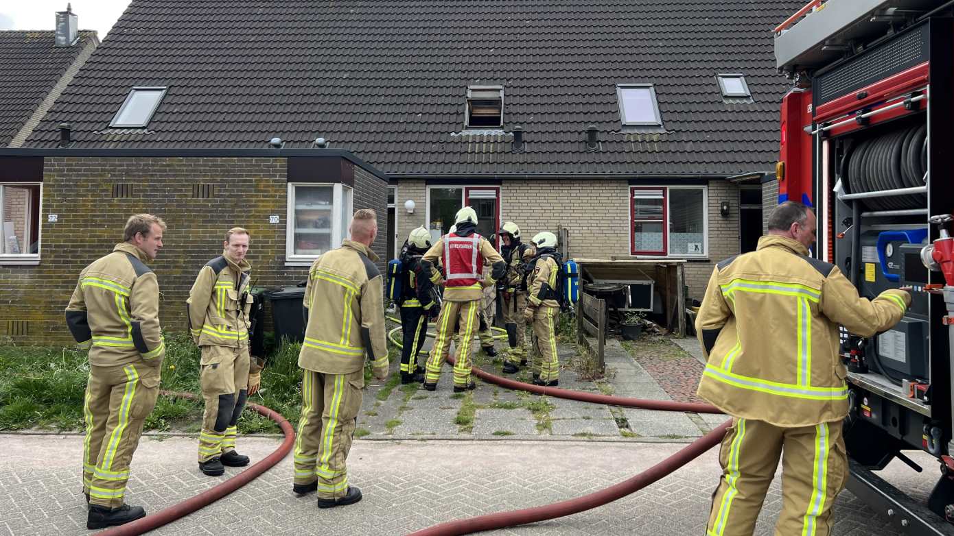 Brand in wasmachine zorgt voor flinke rookontwikkeling 