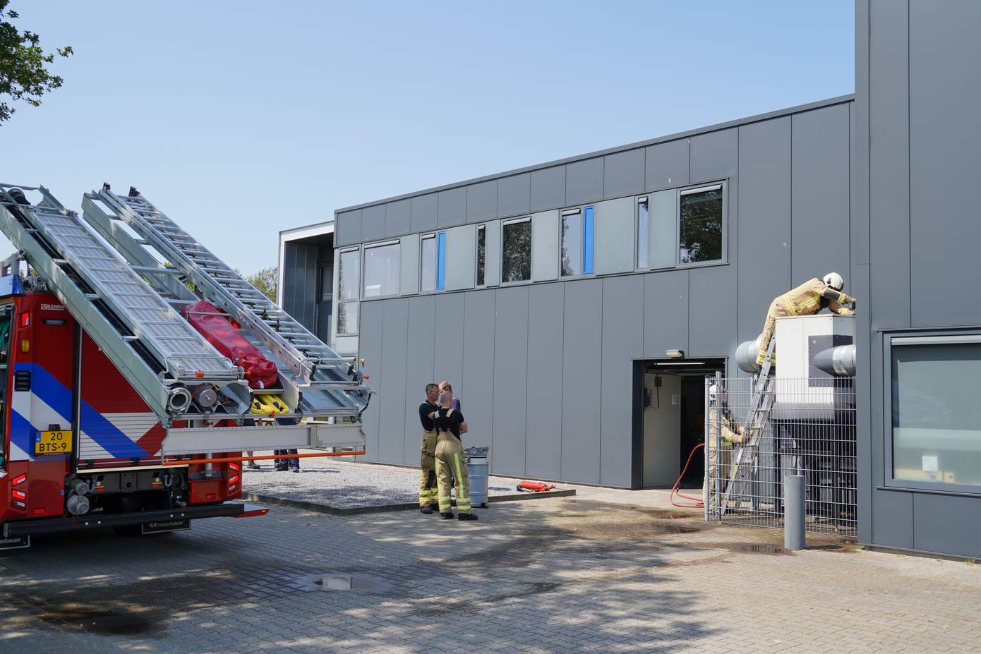 Brand in afzuiginstallatie snel onder controle