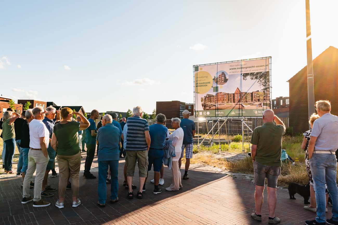 Feestelijke start voor de nieuwbouw aan de Zuidergracht 