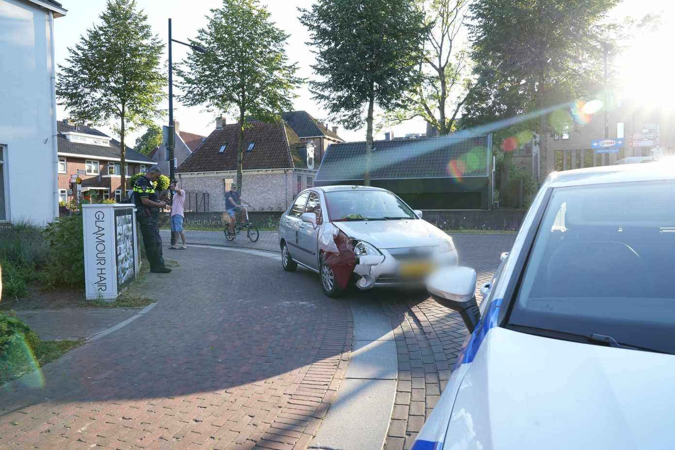 Automobilist aangehouden na ongeluk in centrum van Assen