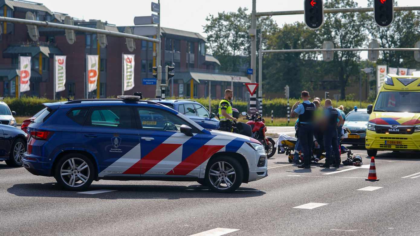 Motorrijder gewond bij valpartij in Assen