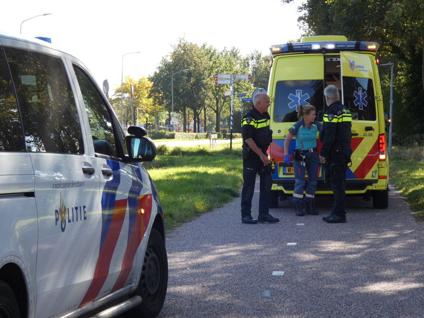 Scooterrijder gewond na aanrijding met voetganger in Assen