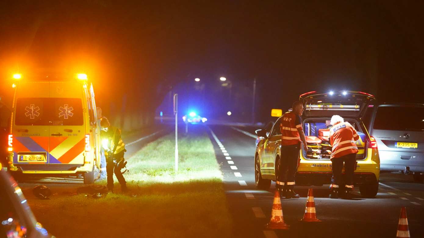 Motorrijder zwaargewond bij ongeluk met auto tussen Assen en Bovensmilde